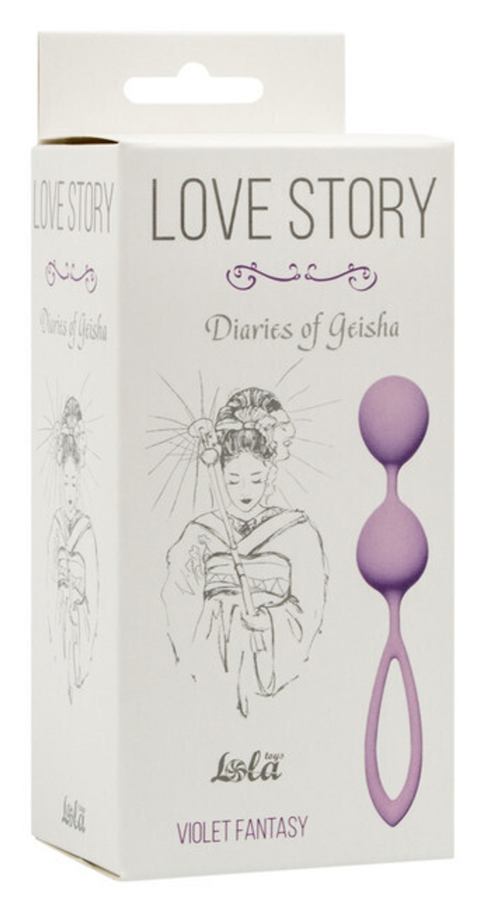 Средние шарики в силиконовой оболочке Violet Fantasy (16,5 см , сиреневый) (Цвет: сиреневый)