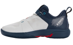Мужские теннисные кроссовки K-Swiss Ultrashot Team - blanc de blanc/blue opal/lollipop