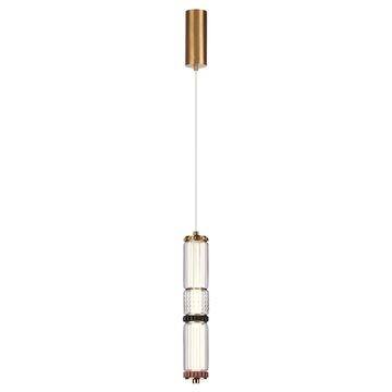 Подвес 12W 4000K 5455/12L латунь/терракот/черный COLLIER Odeon Light Exclusive