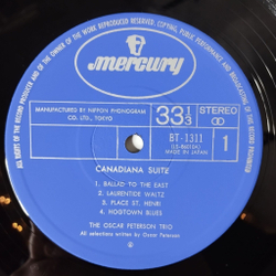 Винтажная виниловая пластинка LP The Oscar Peterson Trio Canadiana Suite (Japan 1974) (Obi) Hogtown Blues