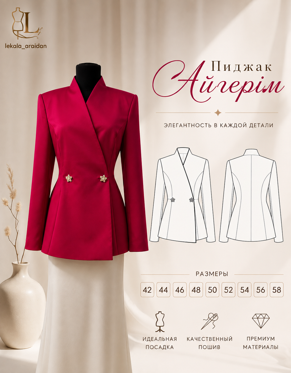 Пиджак "Айгерим"