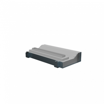 Flexag SHN-1-500-25-W щелевой диффузор с низкопрофильной КСД под гипсокартон, белый