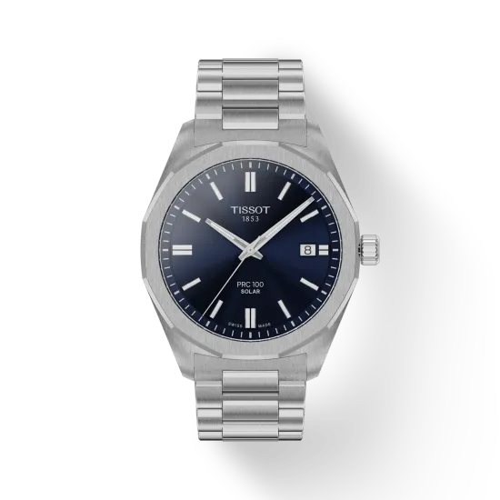 Tissot T151.422.11.041.00 швейцарские часы Tissot PRC 100 Solar 39 мм мужские
