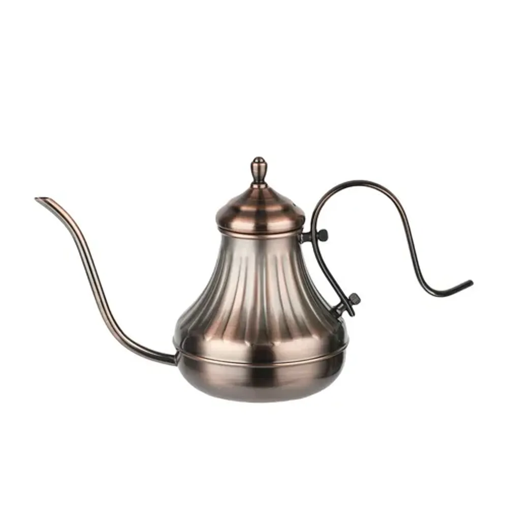 Кофейник чайник 650 мл Бариста d 11,6/5,8 см h15,7 см Antique цвет антик нерж. P.L. Barbossa