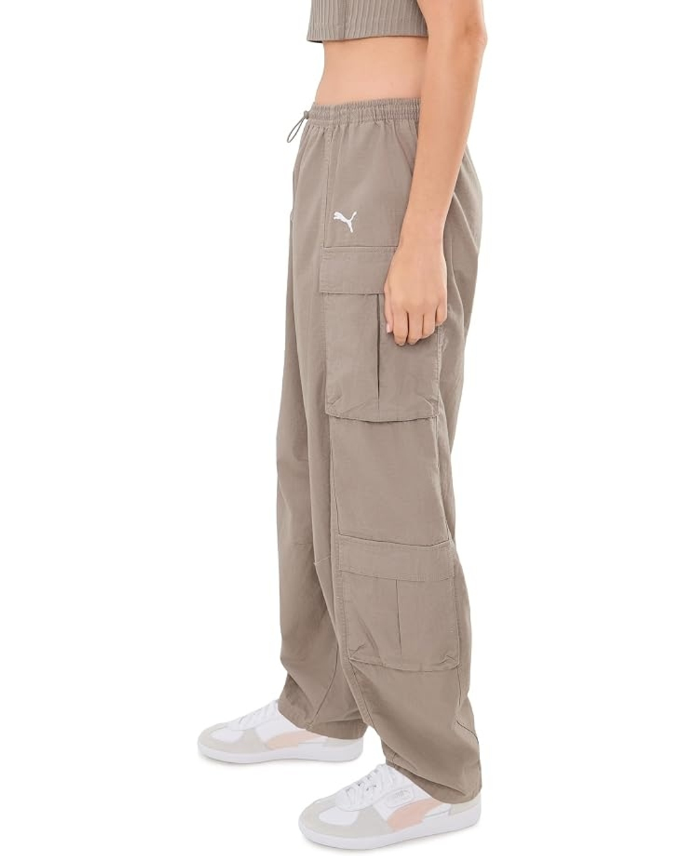 Брюки спортивные женские PUMA ESS Relaxed Barrel Ripstop Cargo Slouchy Pants