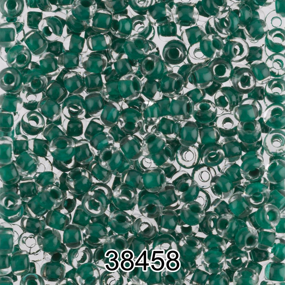 Бисер Preciosa 10/0 (2.3 мм), 500 г, 38458 (Ф229) зеленый