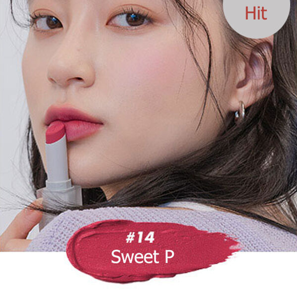 Лёгкая матовая помада для губ Rom&nd Zero Matte Lipstick #14.Sweet P, 3гр