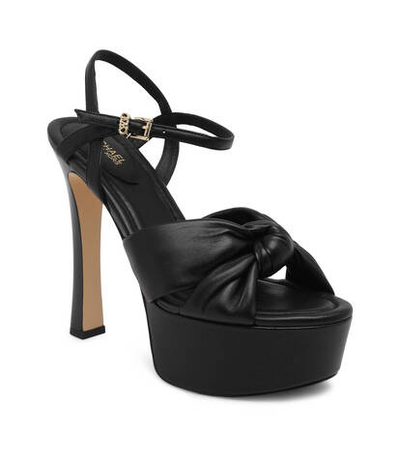 Кожаные босоножки на шпильках elena Michael Kors - черный(40S4ELHS4L)