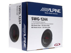 Автомобильный сабвуфер 12 (30 см) ALPINE SWG-1244