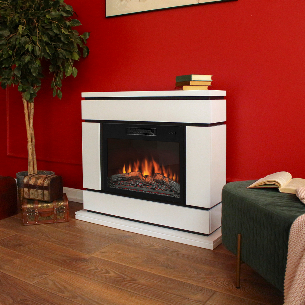 Каминокомплект Real Flame Vega 24 WT с очагом Kendal 24