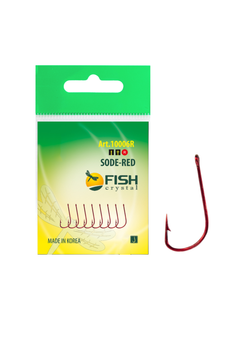 Крючок рыболовный Fish Crystal SODE RED 10006R №2 (5 упаковок)
