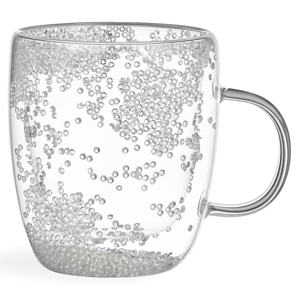 КРУЖКА С ДВОЙНЫМИ СТЕНКАМИ "MAGIC STRASS" 370 МЛ