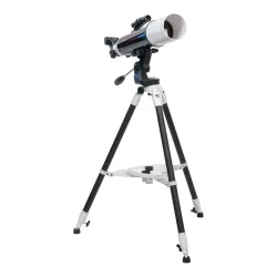 Телескоп цифровой Veber DigiStar 500/80AZ рефрактор - вид спереди сбоку со стороны объектива