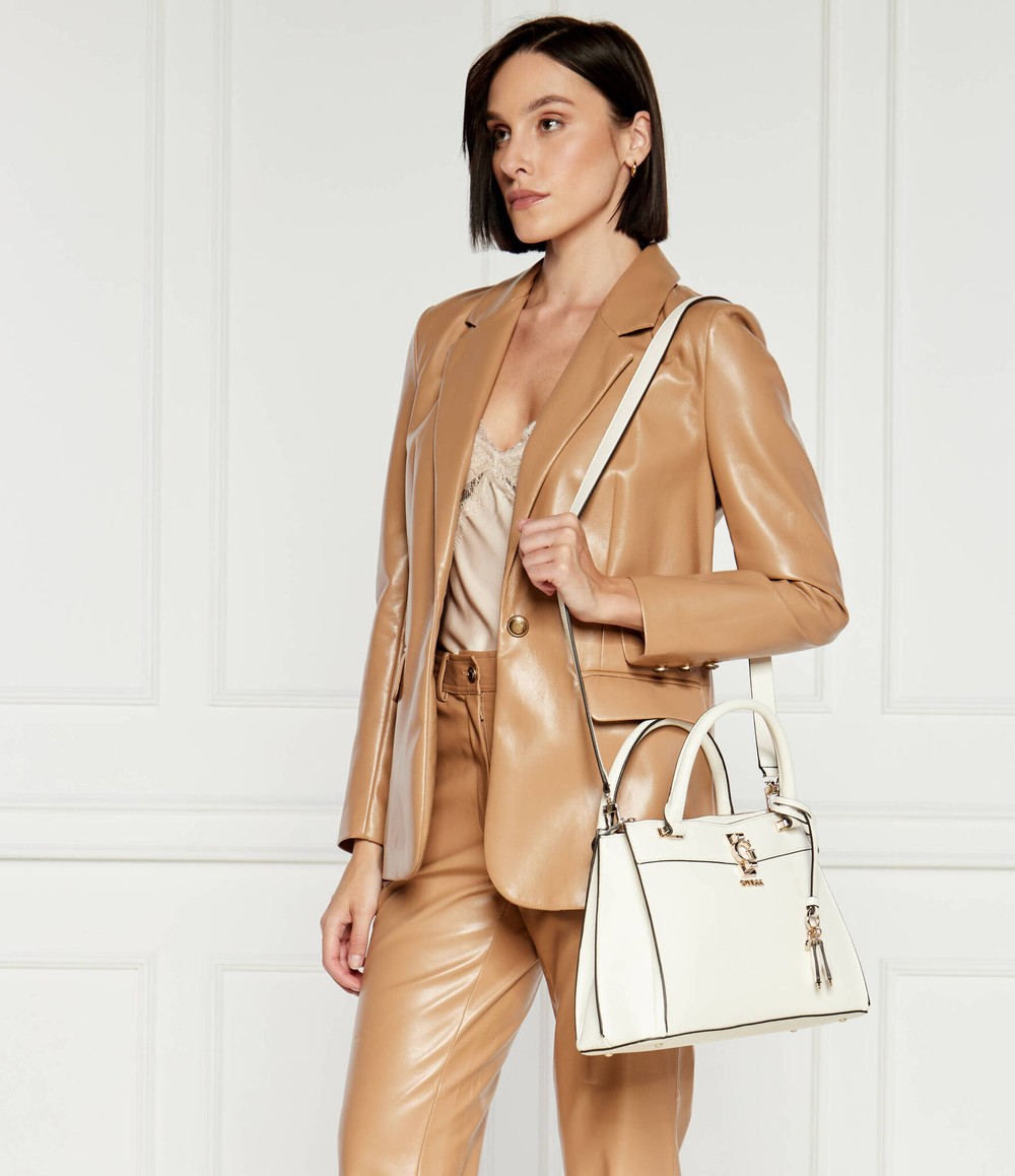 Сумка через плечо JORAH LUXURY SATCHEL Guess - экрю(HWBG93 31060)
