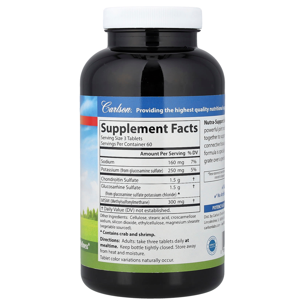Carlson, Nutra-Support Joint, 180 Tabs