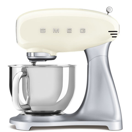 Миксер планетарный 4.8л. Smeg Стиль 50-х годов кремовый SMF02CREU