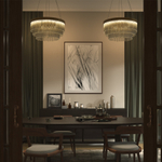 Подвесная светодиодная люстра Maytoni Trove MOD486PL-L38BSK