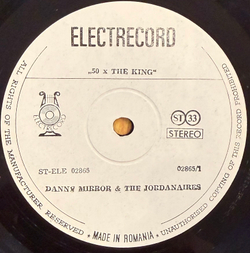 Виниловая пластинка Danny Mirror & The Jordanaires – 50 X The King - Elvis Presley's Greatest SongsLP