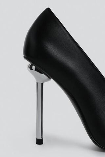 ZARA X BAISI GUADAGNINO КОЖАНЫЕ ТУФЛИ, ЧЕРНЫЙ