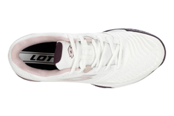 Женские Кроссовки теннисные Lotto Raptor Hyperpulse 300 Clay - all white/hushed violet