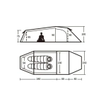 ПАЛАТКА NATUREHIKE 2-Х МЕСТНАЯ OPALUS NH20ZP001