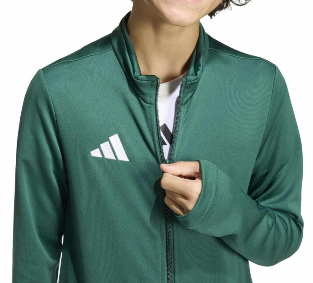 Детская кофта Adidas Kids Entrada 26 Track - dark green/white