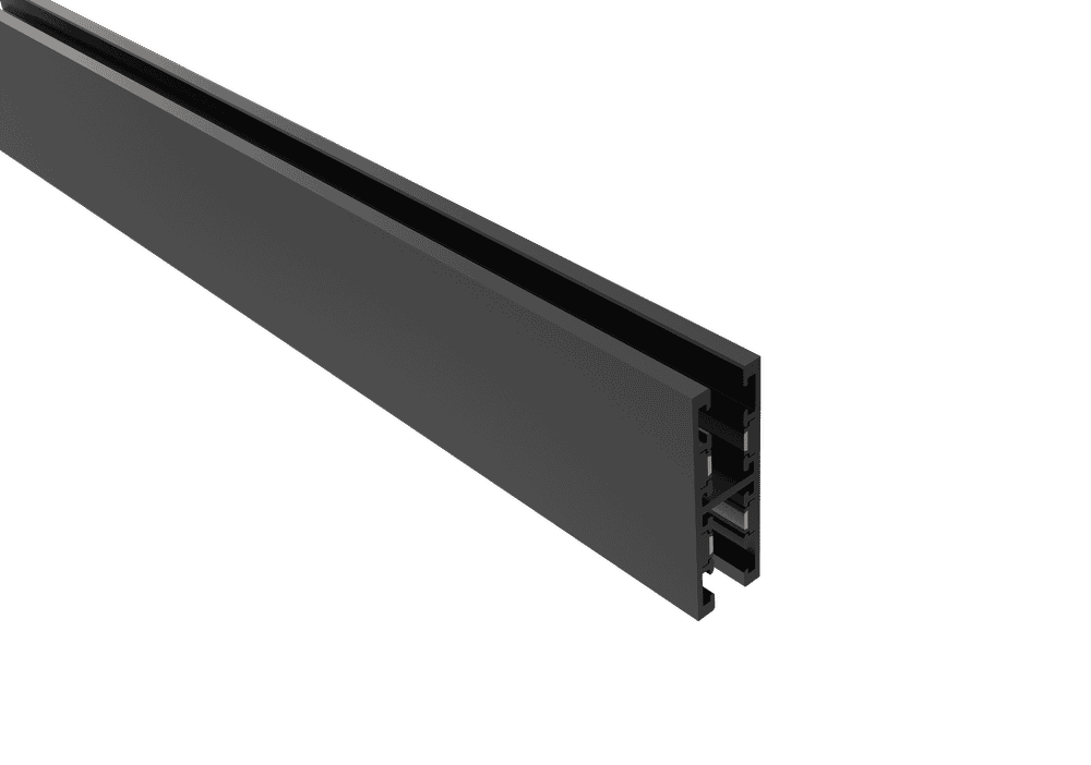 Шинопровод магнитный двусторонний Crystal Lux UX5 CLT 0.126 01 L2000 BL 2м