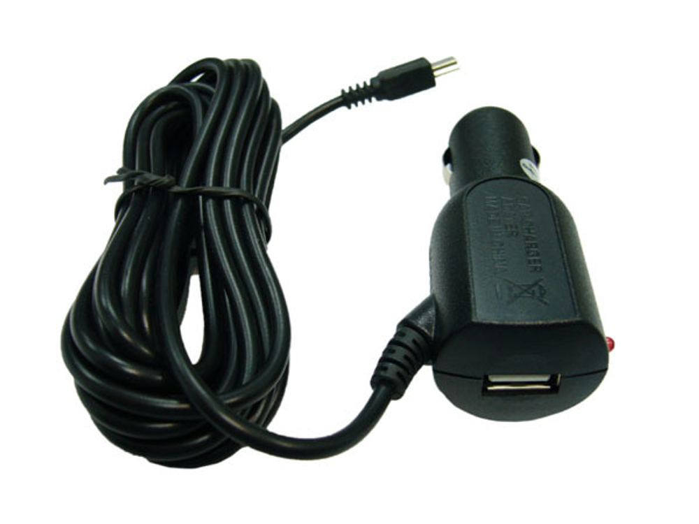 Авто зарядное с кабелем MiniUSB 2А 3-метра