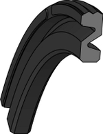 A803-063 Пневматическое уплотнение поршня с коротким ходом 63-51-3,4