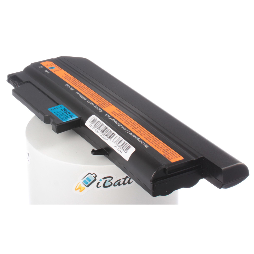 Аккумулятор iBatt 6600mAh, для ThinkPad T43 T42 T41 T40 R52 R51 T43p R50 T42P Type 2374 (T41) 2373