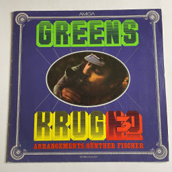 Винтажная виниловая пластинка LP Manfred Krug, Gunther Fischer Quintett No. 3 Greens (ГДР 1974)