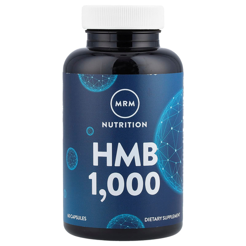 MRM Nutrition, HMB 1000, 1000 мг, 60 капсул