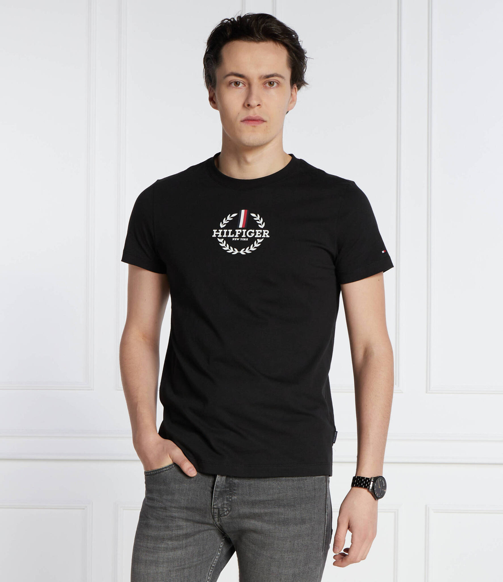 Футболка Tommy Hilfiger - черный(MW0MW34388)
