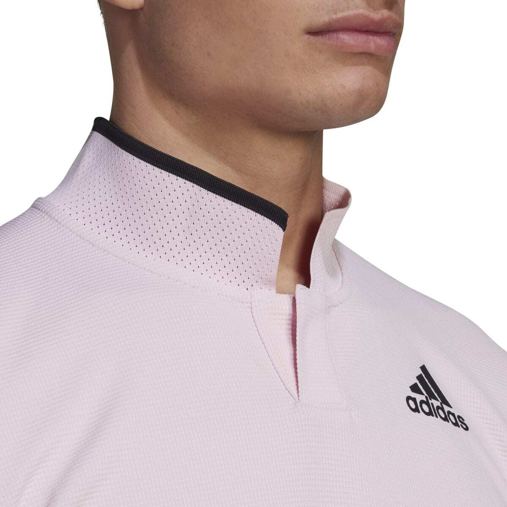 Мужское теннисное поло Adidas US Series Polo - clear pink