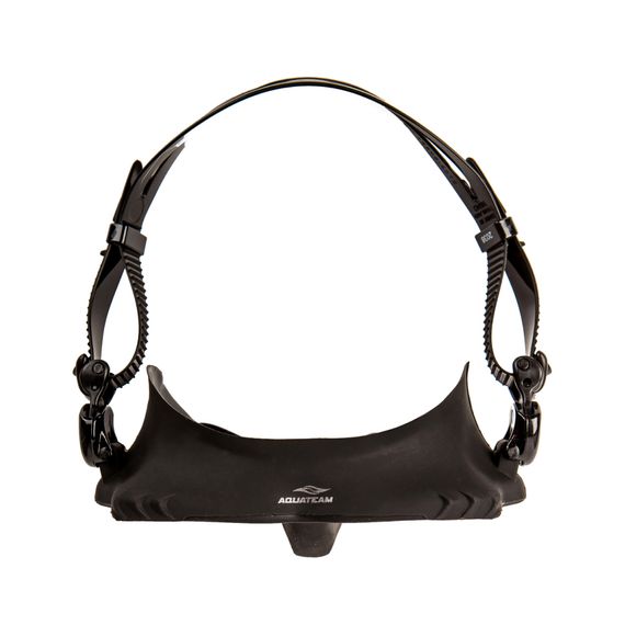 Маска подводная Aquateam Frameless black XL без бокса