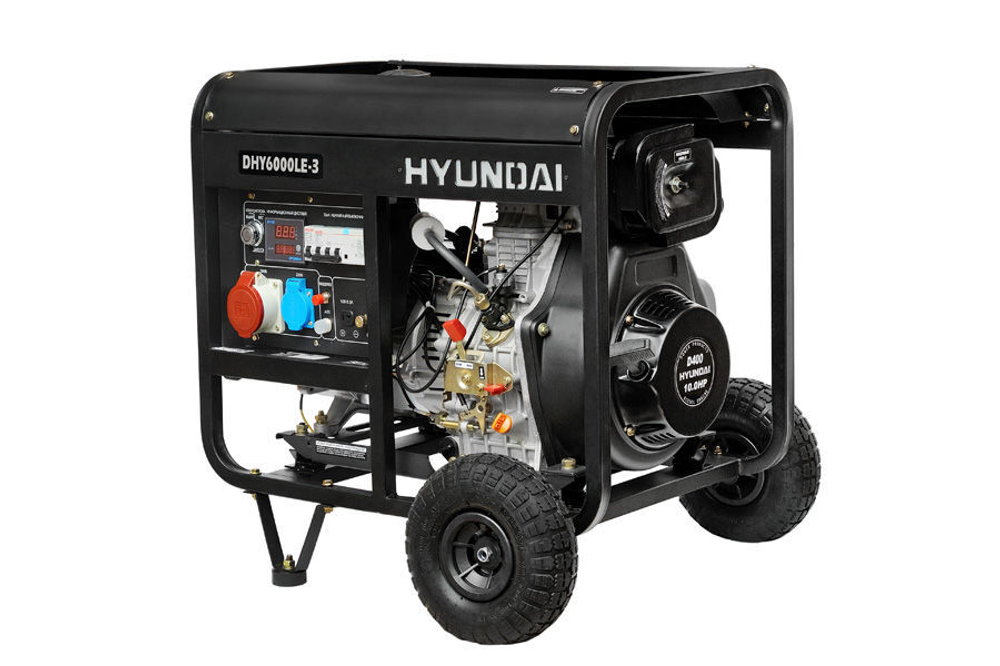 Дизельный генератор (5.5 кВт) HYUNDAI DHY 6000LE