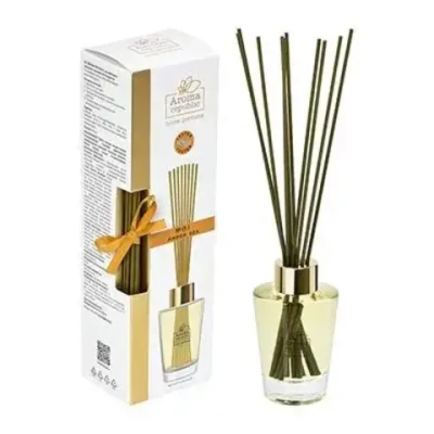 Ароматический диффузор в стеклянном флаконе 90 мл,»№61 Amber sea» AROMA REPUBLIC