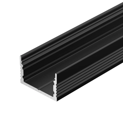 Профиль SL-SLIM15-H10-2000 BLACK (Arlight, Алюминий)