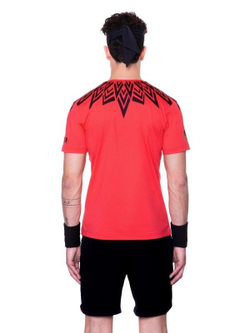 Мужская теннисная футболка Hydrogen Tech Tee Man - красный