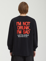 Мужской Лонгслив Drunk And Sad