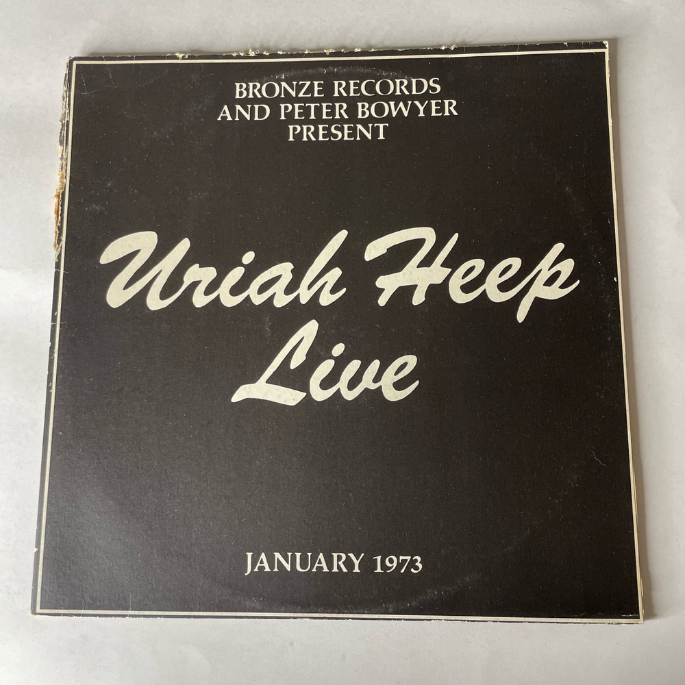 Винтажная виниловая пластинка LP Uriah Heep Live (Россия 1994)
