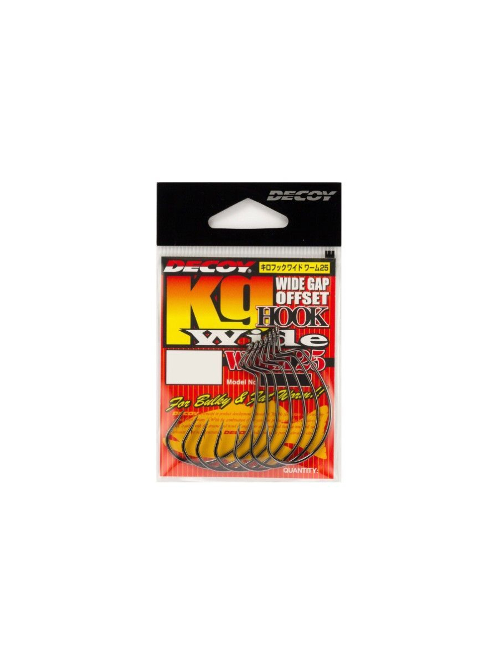 Крючок офсетный Decoy Worm 25 Kg Hook Wide #1 (в упаковке 8 штук)