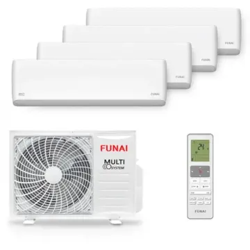 Мультисплит система на 4 комнаты Funai RAMI-SM25HP.D04/S x 3 + RAMI-SM35HP.D04/S / RAMI-4OR80HP.D05/U LP