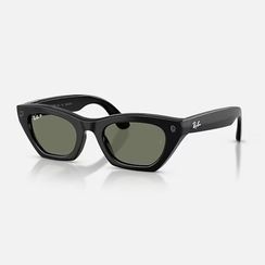 Умные очки Ray-Ban Meta Gen 3 Zena Shiny Black / Green Polarized