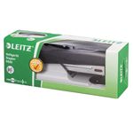Степлер №24/6, 26/6 LEITZ "NeXXt", до 30 листов, с антистеплером, черный, 55000095