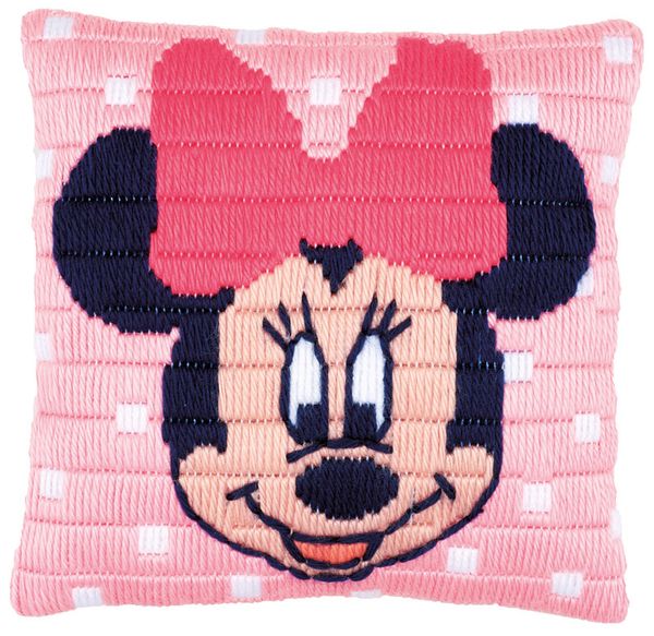 Набор для вышивания нитками Vervaco, подушка Минни Маус (Disney), 25х25 см
