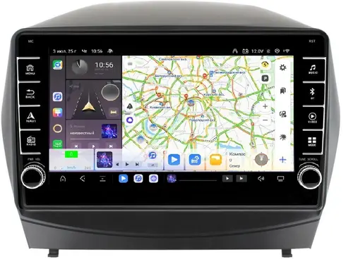 Магнитола для Hyundai iX35 2009-2015 - Kuberg OL-1702 (кнопки и крутилки) Android 13, Быстрая, CarPlay, 4G SIM-слот