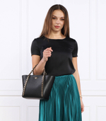 Кожаная сумка через плечо Michael Kors - черный(30S3G5WT1L)