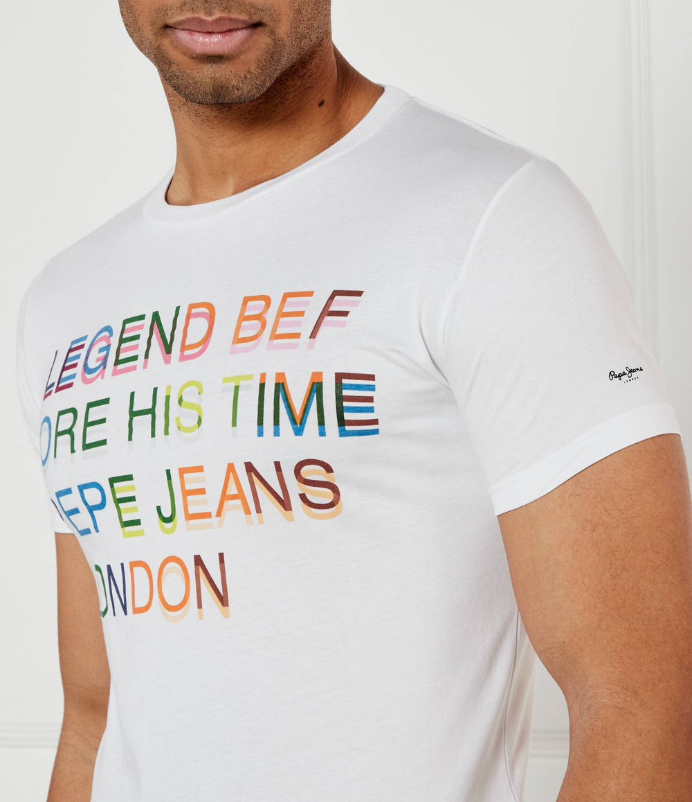 Футболка LEWIS Pepe Jeans London - белый(PM506562)