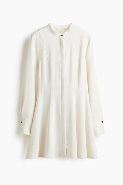 Платье-рубашка из крепа - H&M